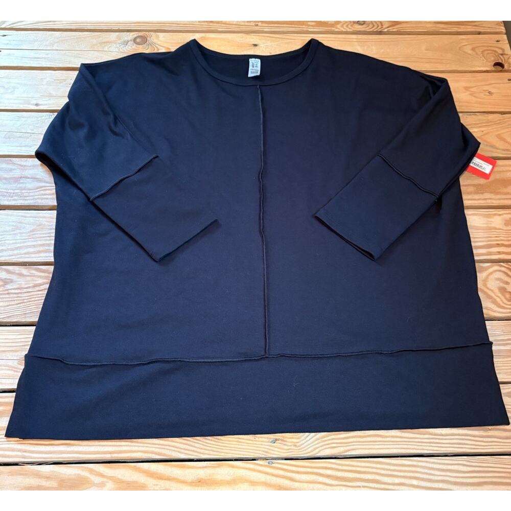 Spanx NWT Women’s P.l.t Dolman Sweatshirt Size XL Black T10